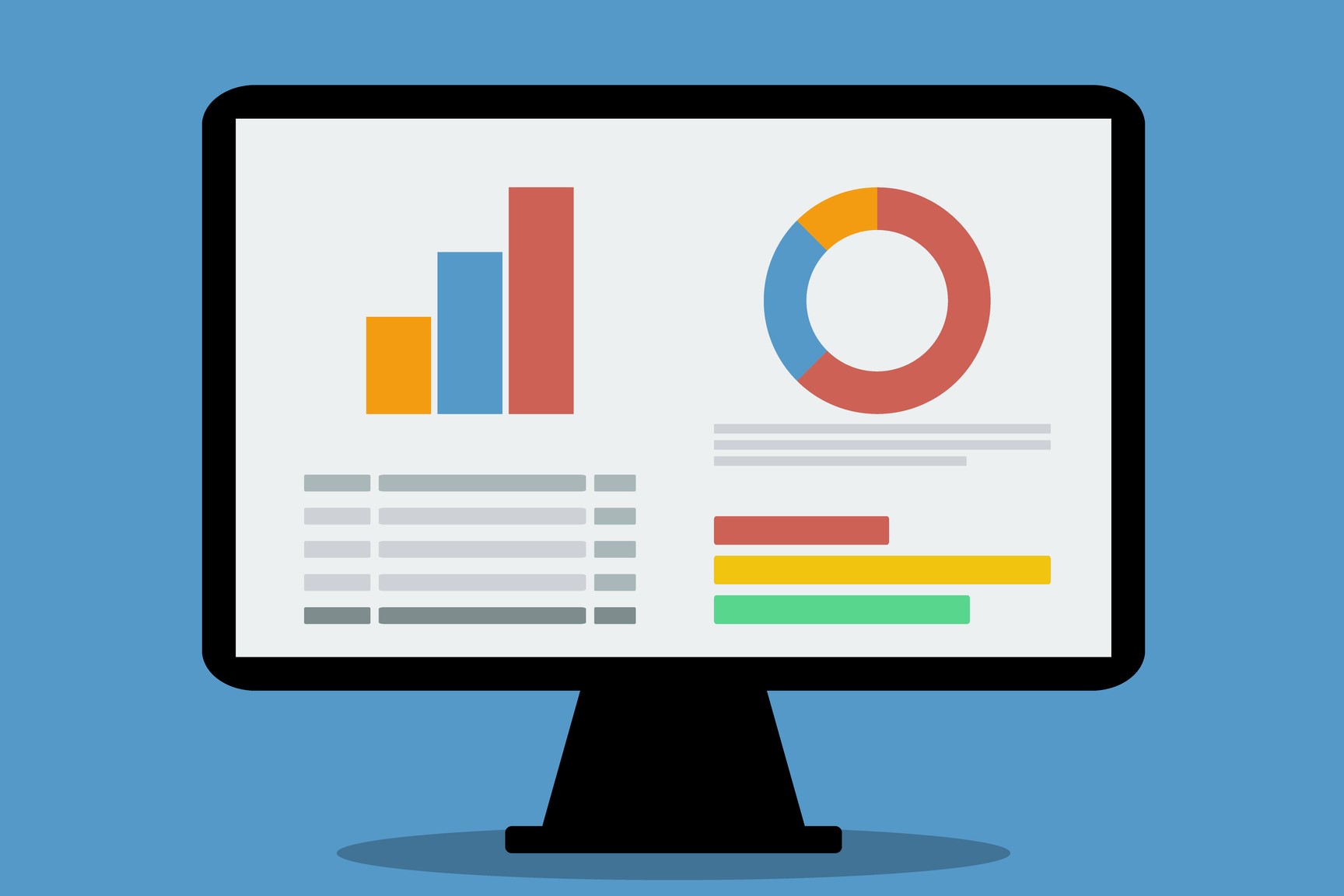 illustration of data dashboard